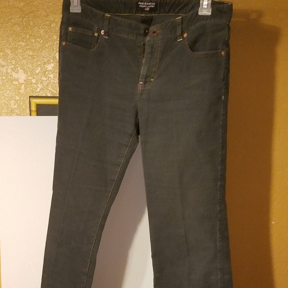Ralph Lauren corduroy jean sz 8x32 blk